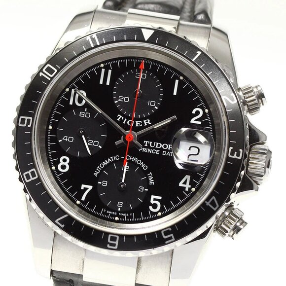 TUDOR Prince Date ChronoTime 79270P black Dial Automatic Men's Watch_720831 - Picture 1 of 6
